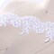 1 Yard 3.25 Inch Ivory Wide Alencon Bridal Lace Trim with Scalloped Edging and Delicate Beading
